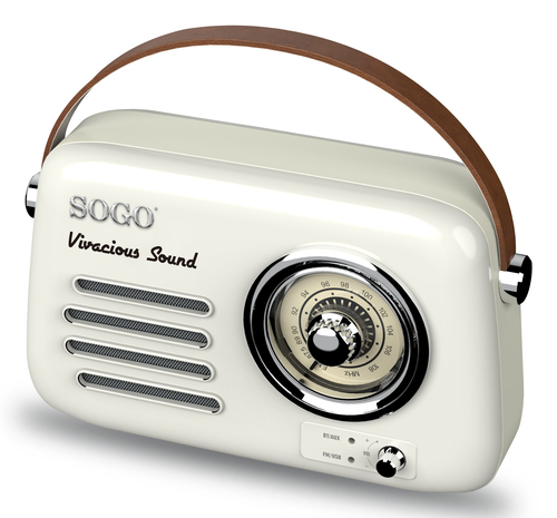 Sogo RAD-SS-8640 radio Portable Analog Beige – image 3