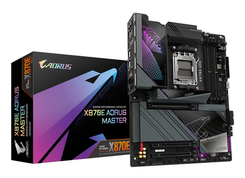 Gigabyte Aorus Master X870E AM5 Motherboard, Black - image 1