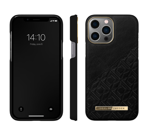 iDeal of Sweden Atelier Case iPhone 12PM/13PM Embossed Black – image 2