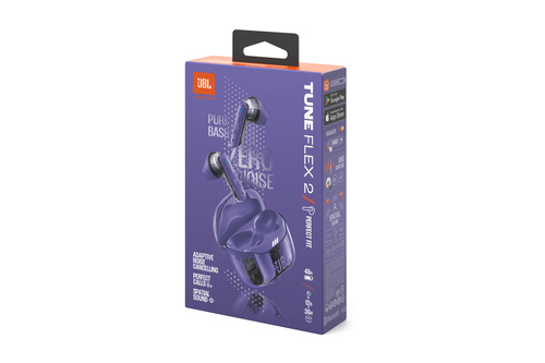 JBL Tune Flex 2 Ghost Paars – Foto 9 van 10