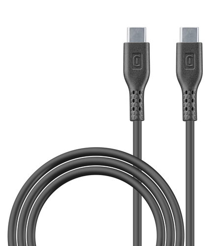 Cellularline 8018080439186 USB кабель 1,2 m USB C 100 W Черный