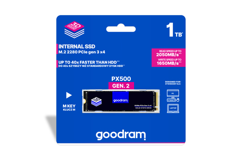 Goodram PX500 M2 PCIe NVMe 512GB – image 4