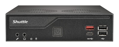 Shuttle Slim PC DH810S, S1851, 2x DP, 1x HDMI, 1x 2.5 , 1x M.2, 1x LAN (Intel 1G), 8x USB, 1x COM, 2