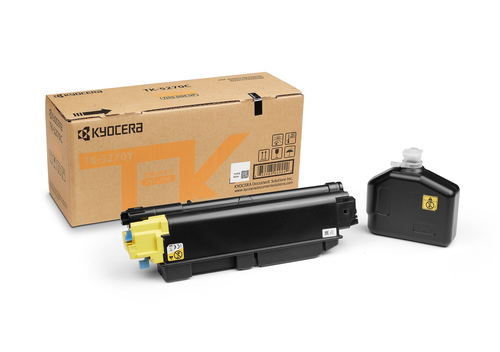 Original Kyocera TK5270Y Yellow Toner Cartridge - image 2