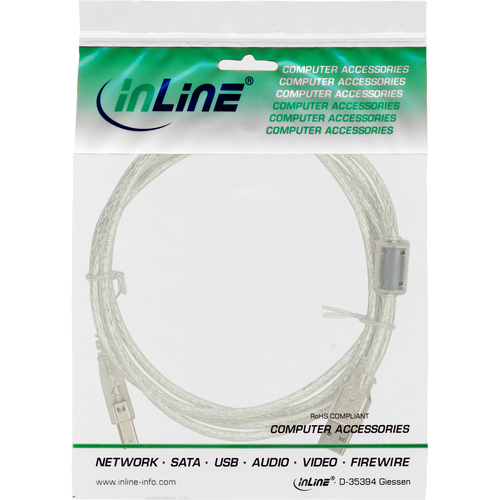 InLine 2m USB 2.0 AM/BM, afbeelding 2