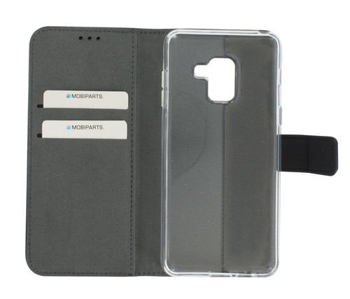 Mobiparts Premium Wallet TPU Case Samsung Galaxy A8 (2018) Black – image 7