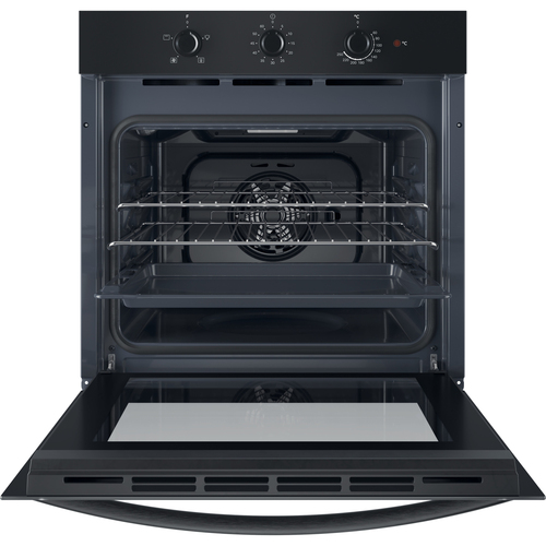Indesit Click&Clean IO 233 B UK Built In Electric Single Oven - Black - A Rated, Black - image 3