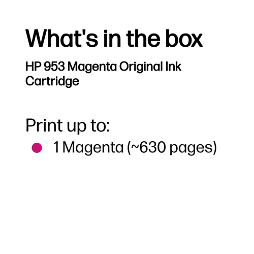 Original HP 953 Magenta Ink Cartridge - image 3
