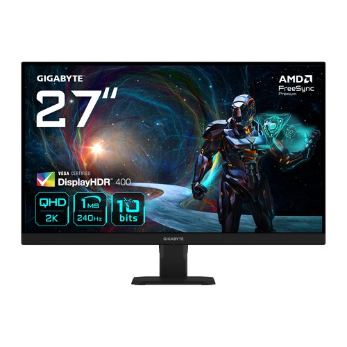 GIGABYTE GS27QXA монитор для ПК 68,6 cm (27") 2560 x 1440 пикселей Quad HD LED Черный