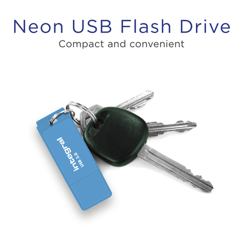 Integral 128GB USB3.0 DRIVE NEON BLUE UP TO R-120 W-30 MBS – image 5