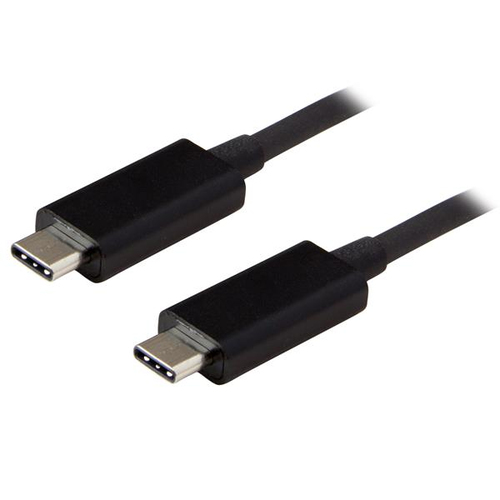 StarTech.com 3ft / 1m USB C to USB C Cable - USB 3.1 (10Gbps) - 4K - USB-IF - Charge and Sync - USB Type C to Type C Cable - USB Type C Cable (USB31CC1M) USB Type-C kabel 1m Sort