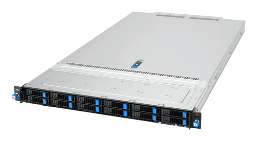 ASUS RS700A-E13-RS12U LGA 6096P Rack (1U) Zwart, Zilver
