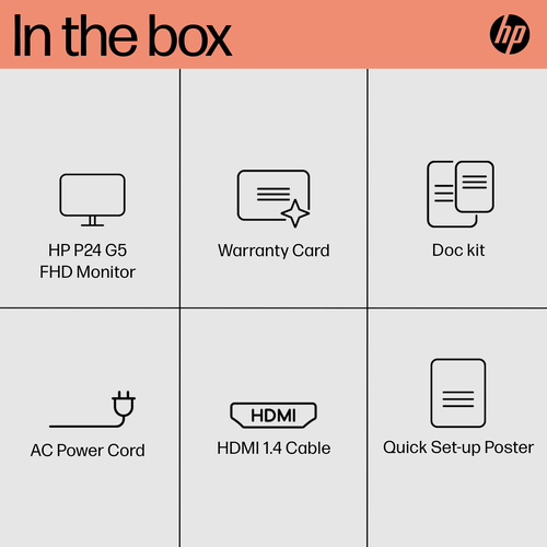 HP P24 G5 FHD Monitor – image 7