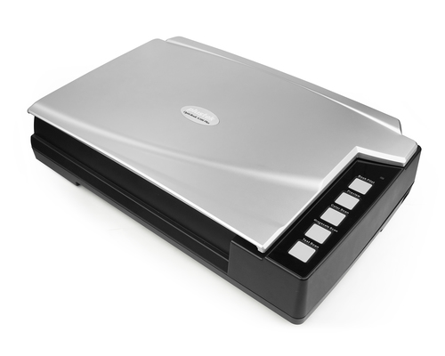 Plustek OpticBook A300 Plus Lameskanner 600 x 600 DPI A3 Must, Hõbe