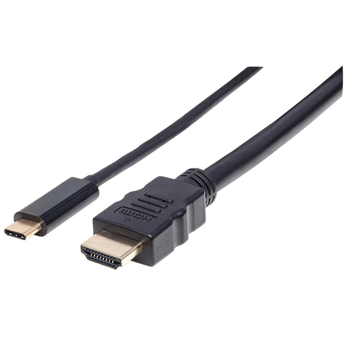 151764 CABLE MANHATTAN USB-C CM-HDMI M 2M V31 4K NEGRO  151764