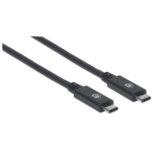Cable USB Tipo C MANHATTAN USB-C macho a USB-C macho