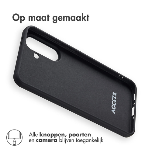 Accezz Color Backcover voor de Samsung Galaxy A56 - Zwart, afbeelding 4