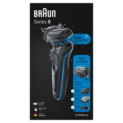 Braun Series 5 50-B4650cs Foil shaver Trimmer Blue – image 6