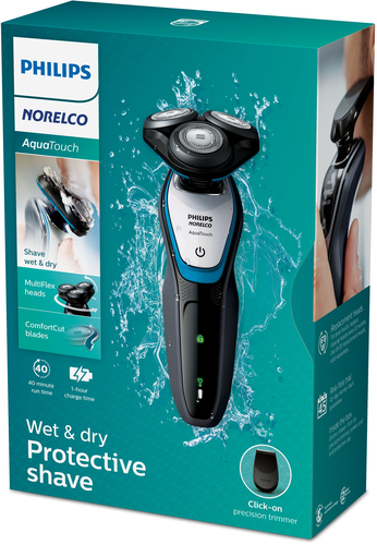 Philips Norelco AquaTouch S5090/87 men's shaver Rotation shaver Trimmer Blue, Grey – image 3