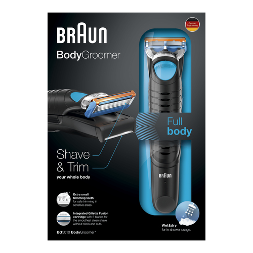 Braun BG5010 8 mm Wet & Dry Black, Blue