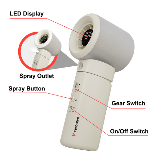 Verbatim Cool 'n' Go Aqua Breeze Handheld fan – image 4