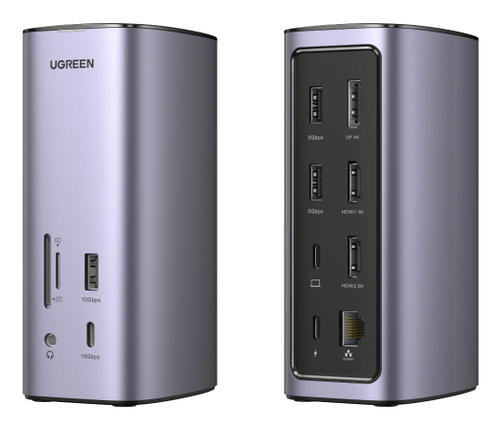 Ugreen Revodok Pro 312 10000 Мбит/с Серый