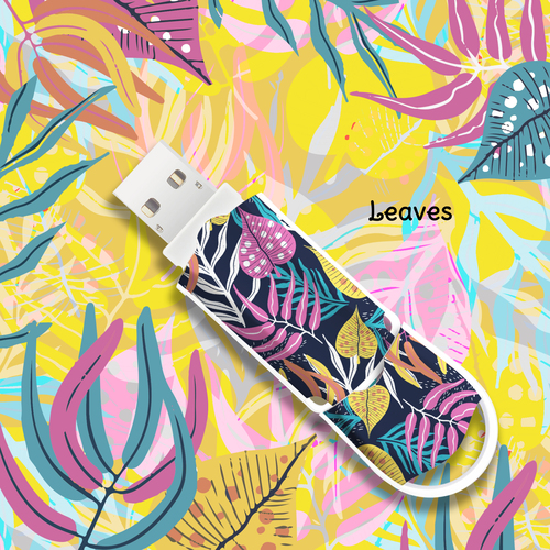 Integral 128GB USB3.0 DRIVE XPRESSION LEAVES – image 3