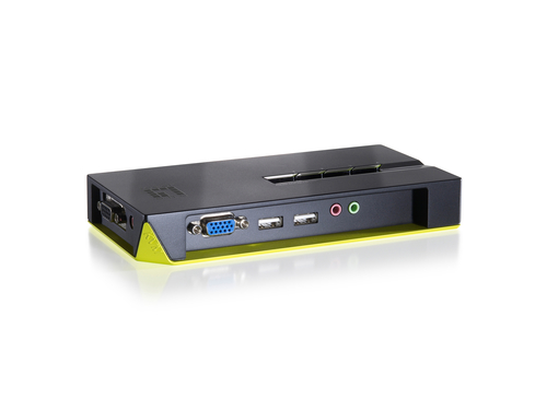 LevelOne KVM-Switch 4 PC VGA+USB+Audio