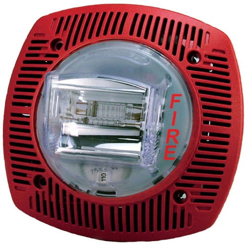 G-SSPK24WLPR BOSCH F GSSPK24WLPR - Altavoz ESTROBO de montaje en pared color rojo certificacion UL G-SSPK24WLPR