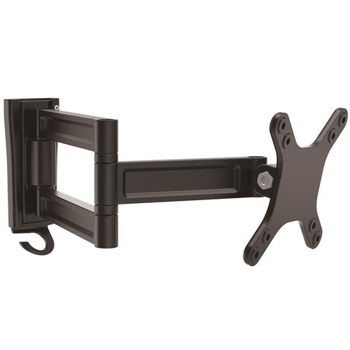 StarTech.com Monitor Wall Mount - Dual Swivel - Supports 13'' to 34'' Monitors - VESA Monitor / TV Wall Mount - Wall Mount Swivel Monitor Arm - Black (ARMWALLDS) Monteringssæt LCD display 13-34 – billede 2