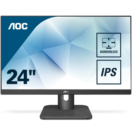 AOC 24E1Q 23.8in Full HD Matt Black Monitor