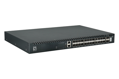 LevelOne Switch 26x GE XQS-3126 2x40/100GbE 19" 185W 24xPoE, afbeelding 3