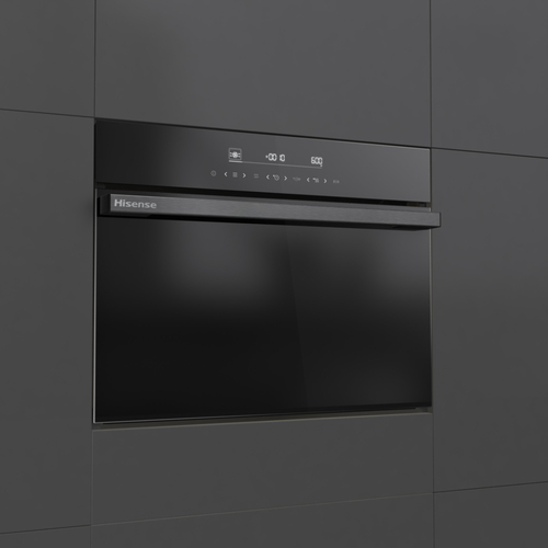 Hisense Hi6 BlackLine AirFry BIM45342ADBGUK Compact Electric Oven with Microwave - Jet Black, Black - image 3