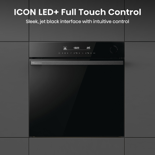 Hisense BSA66346ADBGUK Hi6 BlackLine Multifunction Steam Add Single Oven - Black - image 7