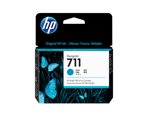 Original HP No. 711 Cyan Ink Cartridge (29ml) - image 1