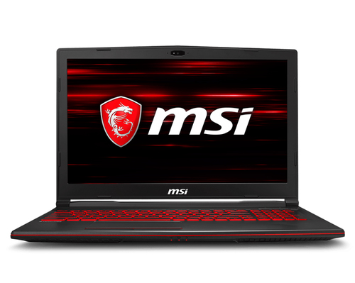 MSI Gaming GL63 8RD-067 sülearvuti, 15.6", Core i7-8750H, 16 GB RAM, 1.13 TB HDD, GTX 1050 TI