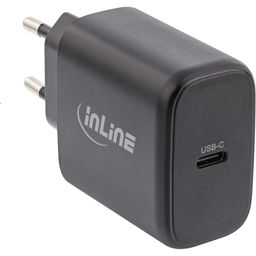 InLine USB PD power supply, GaN charger, Single USB-C, Power Delivery