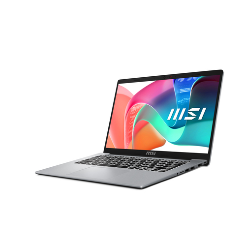 MSI Modern 14 F13MG-020BE Intel® Core™ i3 i3-1315U Ноутбук 35,6 cm (14") Full HD 8 GB DDR4-SDRAM 512 GB Твердотельный накопитель (SSD) Wi-Fi 6E (802.11ax) Windows 11 Home Серебристый