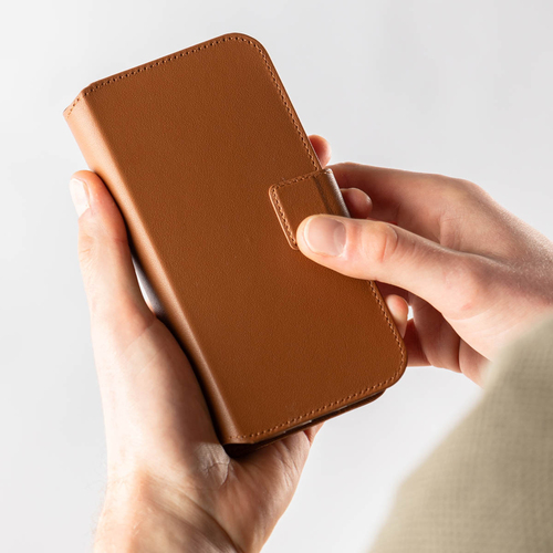 Accezz Leather Bookcase 2-in-1 met MagSafe Samsung Galaxy S23 FE - Sienna Brown, afbeelding 5
