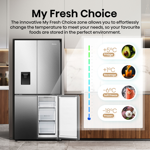 Hisense RQ5P470SMIE fridge-freezer Freestanding – image 8
