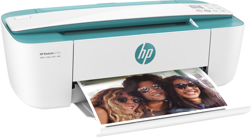 HP DeskJet 3735 All-in-One Printer, Home, Print, copy, scan, wireless, Scan to email/PDF; Two-sided printing – image 7