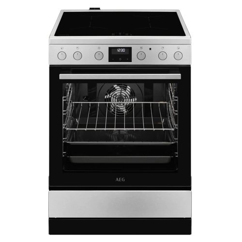 AEG CIB6442BBM Freestanding cooker Electric Zone induction hob Stainless steel