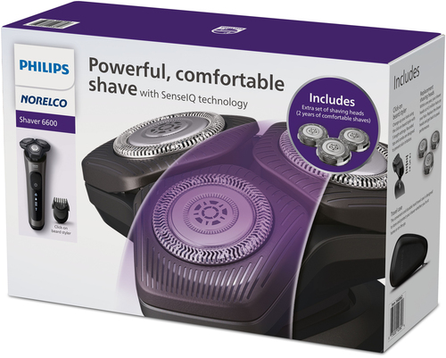 Philips S6600/90 men's shaver Rotation shaver Trimmer Black, Graphite – image 5