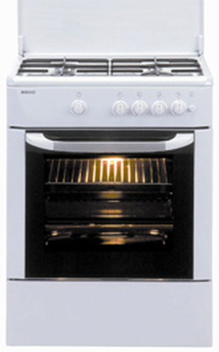 Beko CG61010P cooker Freestanding cooker Gas White