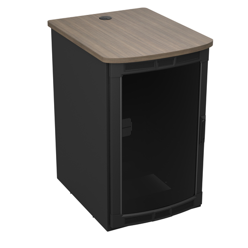 Middle Atlantic BGR-19SA27MDK-E1 Rolling Presentation Rack with Kensington Maple Top – image 3