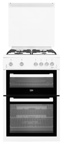 Beko XTG611W 60cm Freestanding Gas Twin Cavity Cooker – image 1