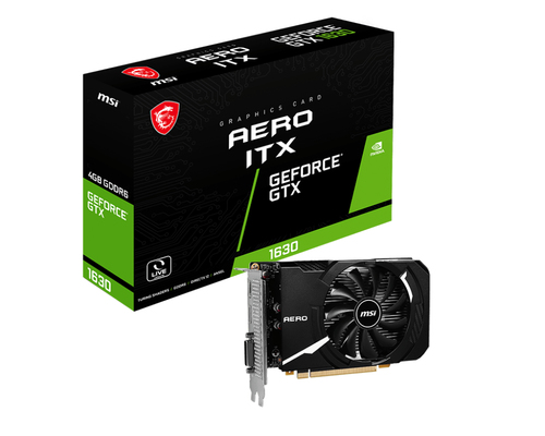 MSI AERO ITX GEFORCE GTX 1630 4G видеокарта NVIDIA 4 GB GDDR6