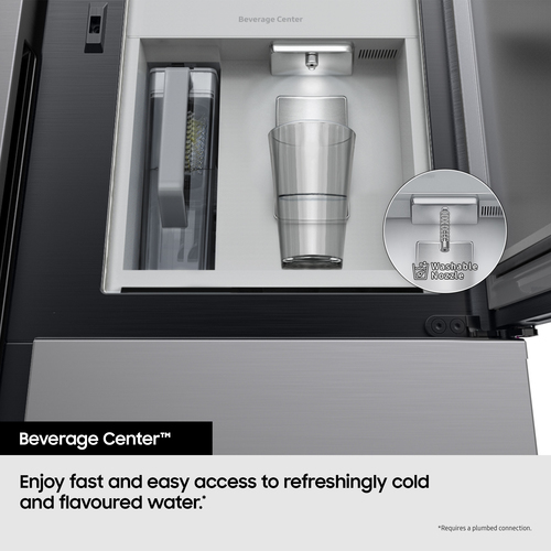 Samsung Bespoke AI 4 Door French Door Refrigerator Series 9 SpaceMax 646L Black 646 L - image 6