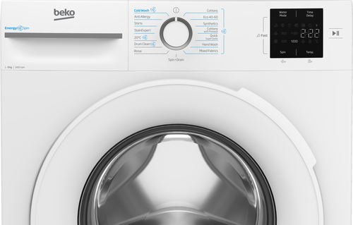 Beko EnergySpin™ BM3WT3941W 9kg Washing Machine with 1400 rpm - White - A Rated, White - image 3