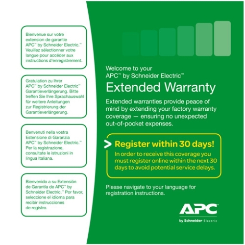APC (1) Year Warranty Extension FOR (1) Easy UPS SRV/ Srvs Level 03